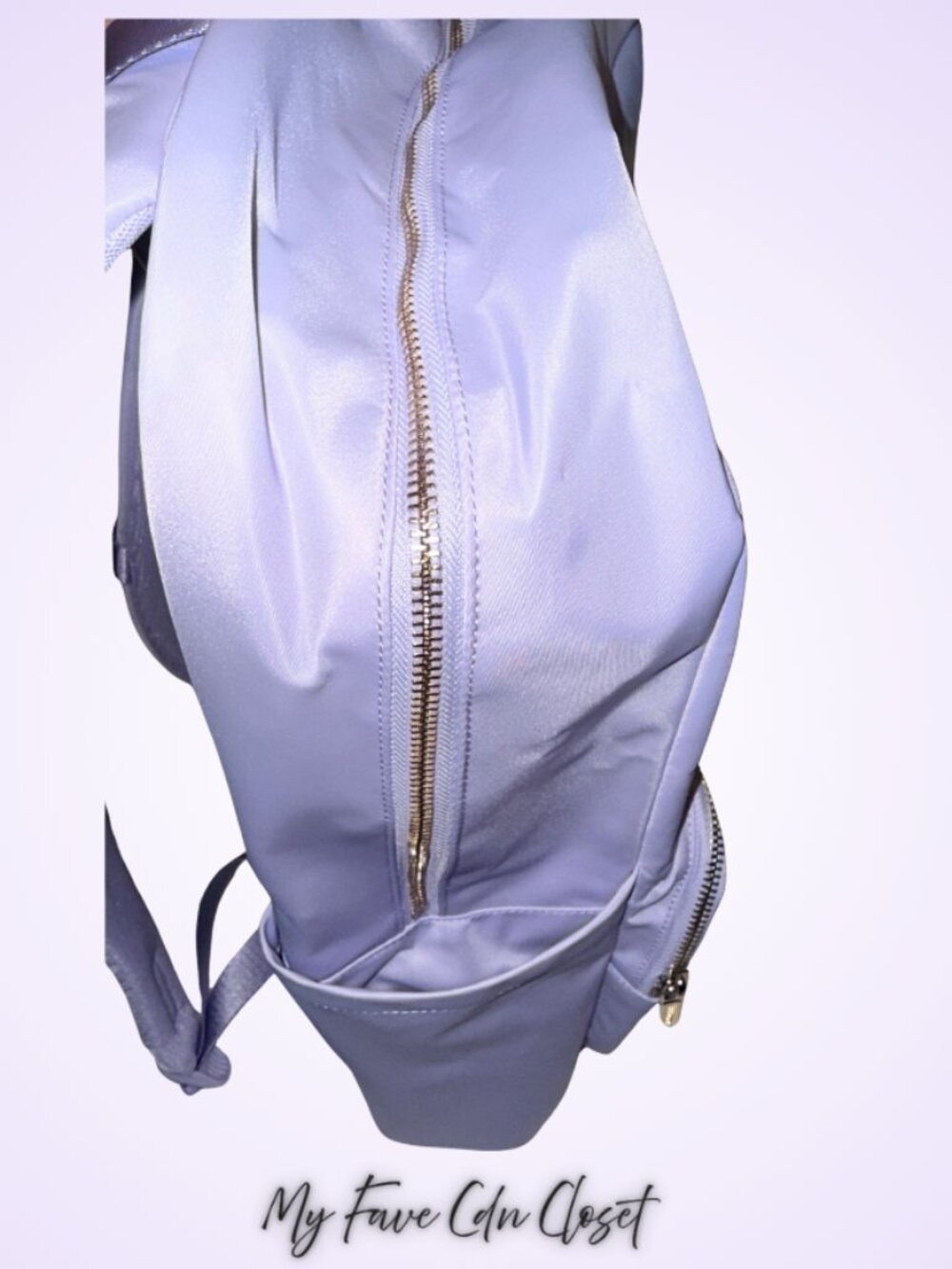 NWT Lululemon Everywhere Backpack w/ Metal hardware 22L Lavender Frost/Gold - Picture 9 of 14